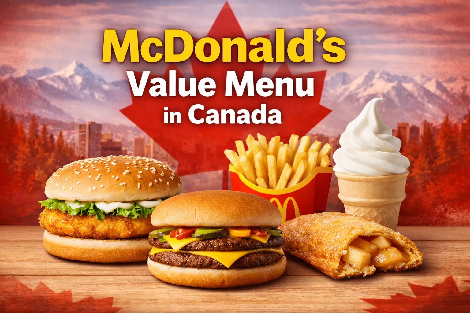 McDonald’s value menu