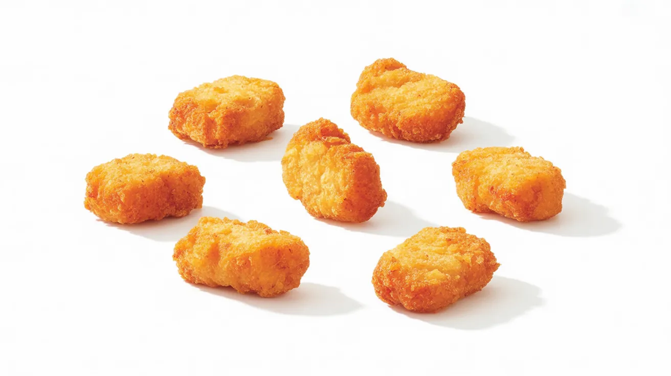 McDonald’s Chicken Nuggets 8 6-piece: ~250–300 calories
