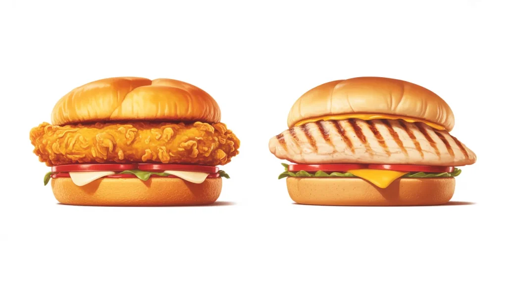 McDonald’s Chicken Burger 9 BEST CHOICE (DECISION VISUAL)