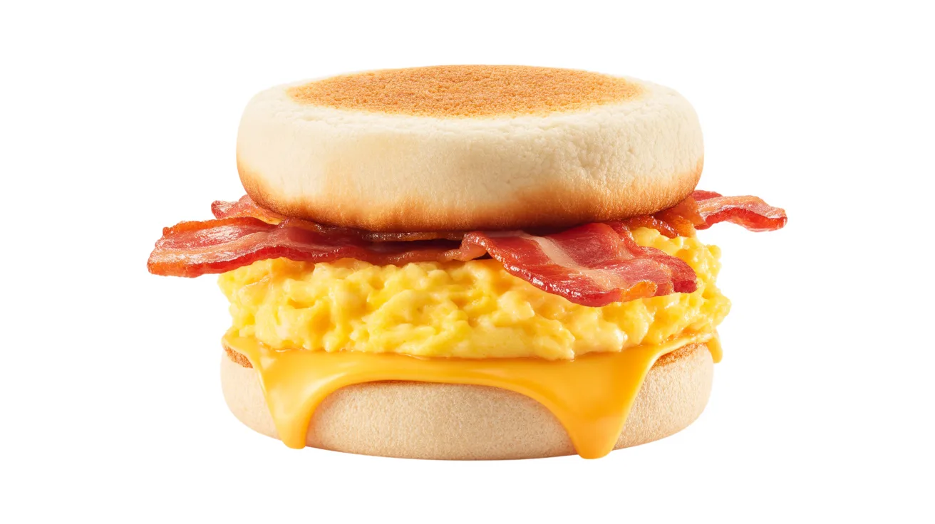 McDonald’s McMuffin Menu 5 Bacon ‘N Egg McMuffin