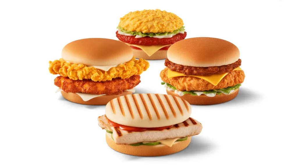 McDonald’s Chicken Burger 10 CALORIE RANGE (CRISPY vs GRILLED)