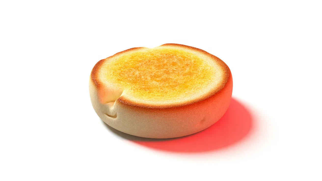 Bacon McMuffin 2 English muffin – toasted base