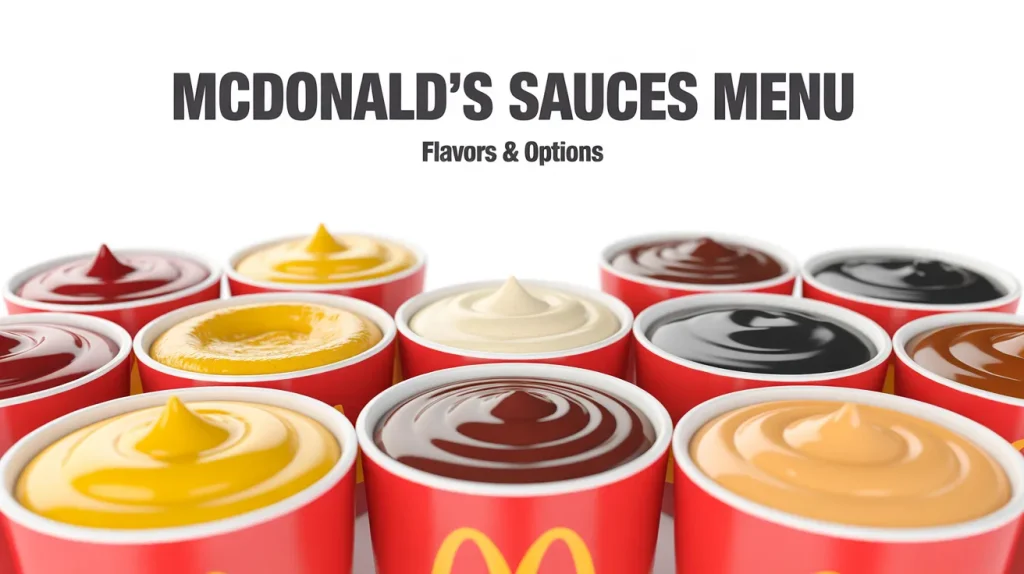 McDonald’s Sauces Menu 1 McDonald’s Sauces Menu