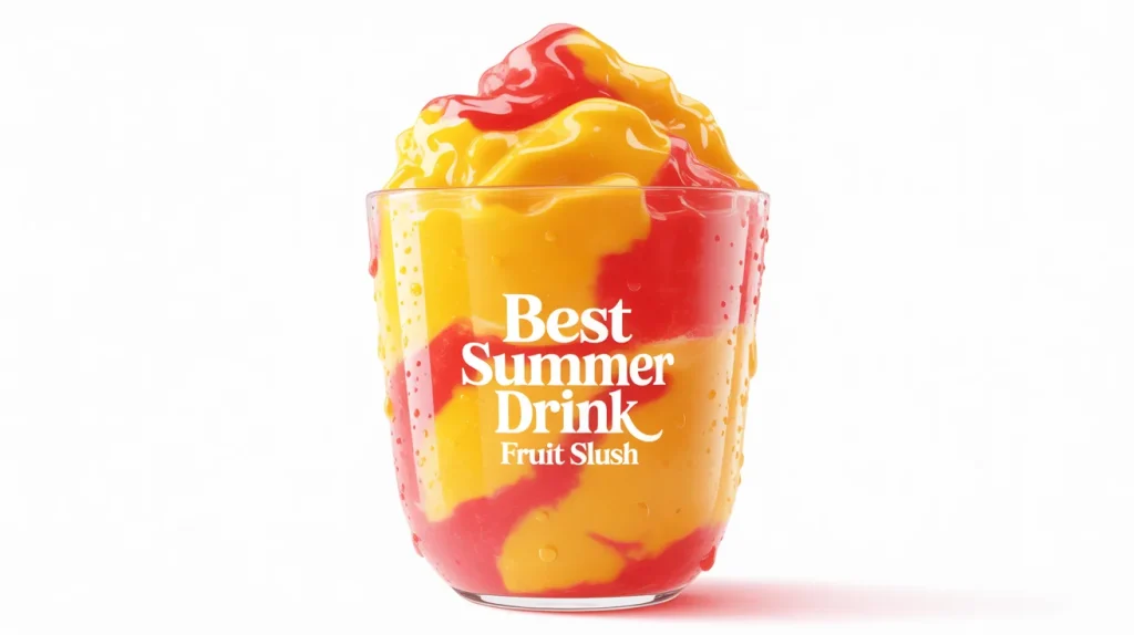 McDonald’s Frozen Drinks 8 Best Summer Drink → Fruit Slush