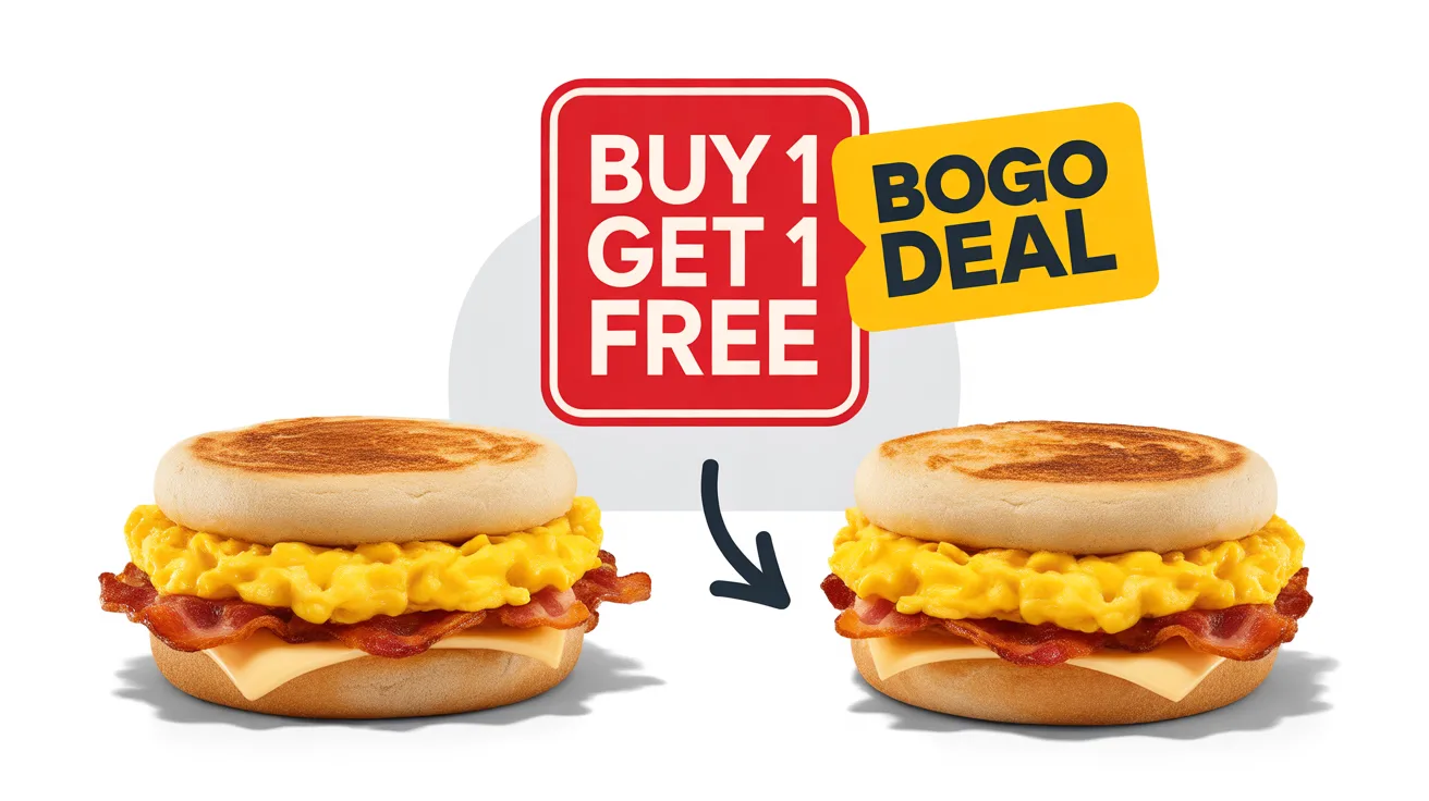 McDonald’s Breakfast Deals 6 Buy-one-get-one offers