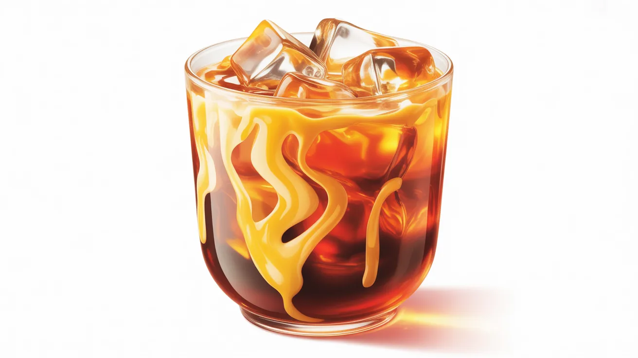 McDonald’s Iced Coffee Menu 4 Caramel Iced Coffee → rich and sweet flavour