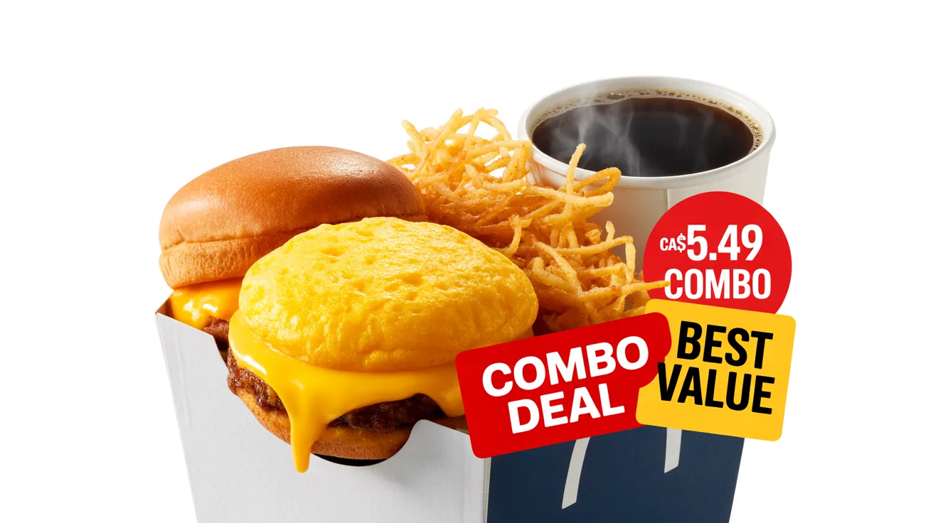 McDonald’s Breakfast Deals 3 Combo meal promotions