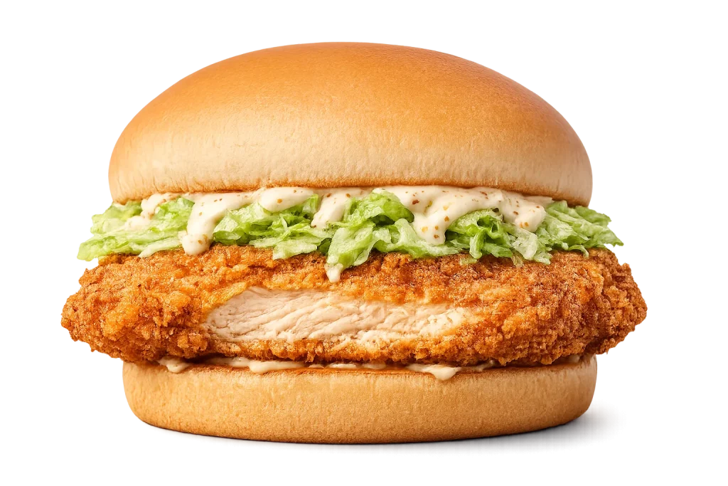 McDonald’s Chicken Sandwich 5 Crispy chicken sandwich 1