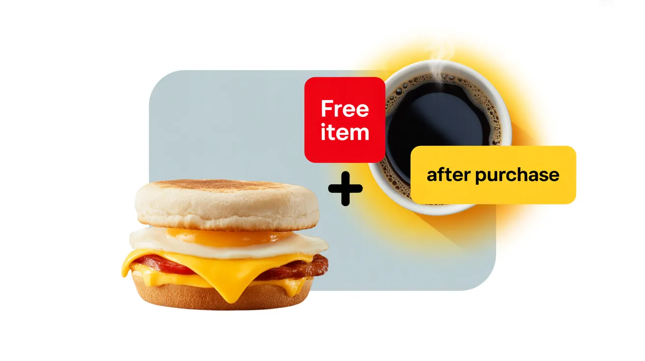 McDonald’s Breakfast Deals 8 Free items after purchases