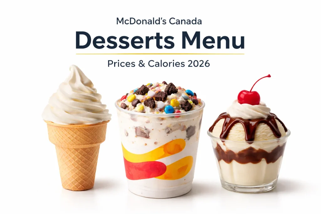 McDonald’s Desserts Menu 1 McDonald’s Desserts Menu