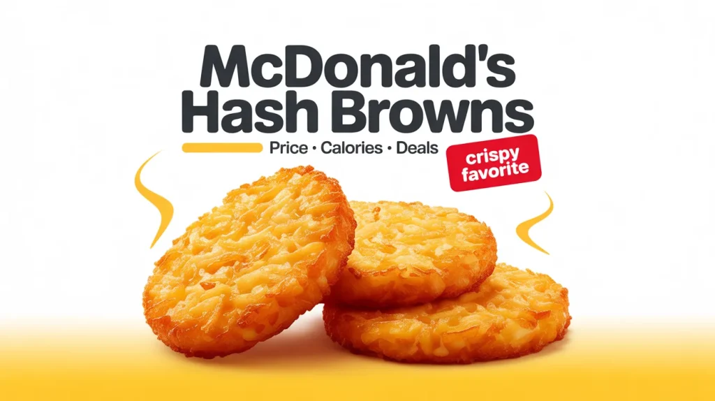 McDonald’s Hash Browns 1 McDonald’s hash browns price calories crispy breakfast