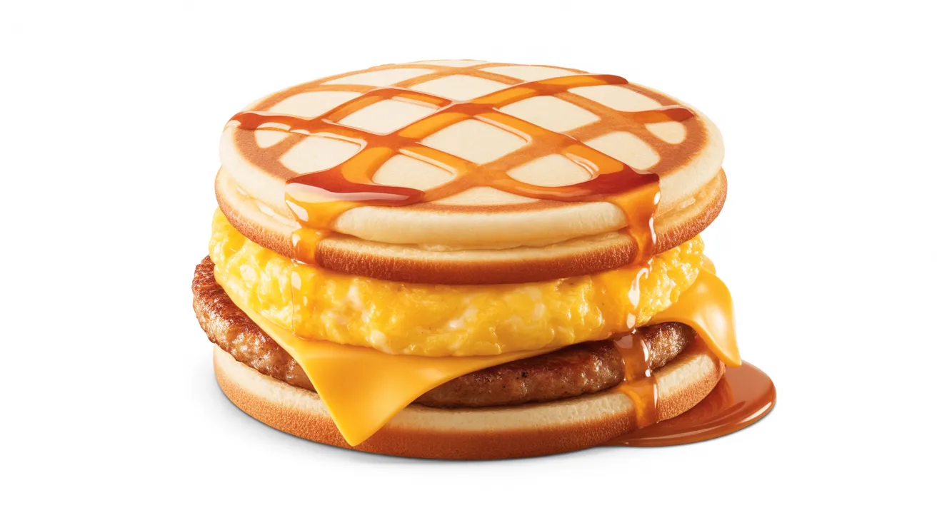 McGriddles 2 McGriddles sandwich