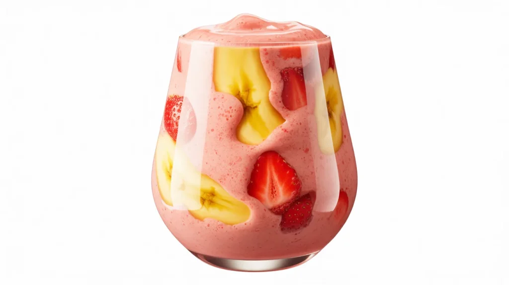 McDonald’s Smoothies Menu 5 Strawberry Banana Smoothie → balanced fruity flavour