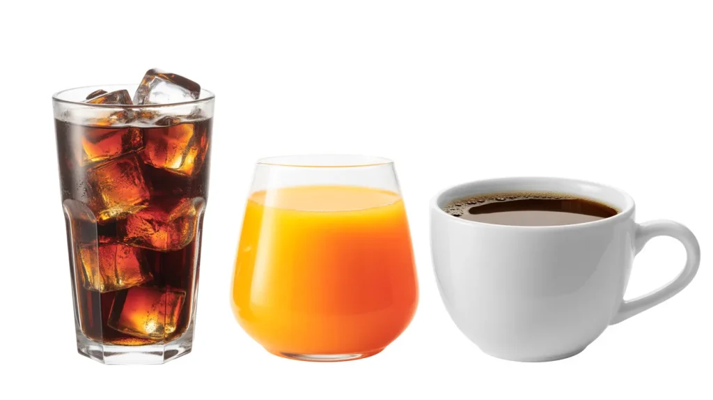 McDonald’s Drinks vs Desserts 3 With a Meal → Drink (Soda / Juice / Coffee)