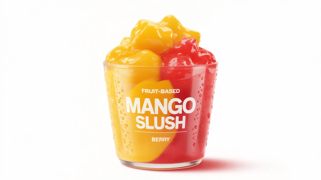 McDonald’s Frozen Drinks 4 🥭 3. Fruit Based → Mango Berry Mixed Fruit Slush