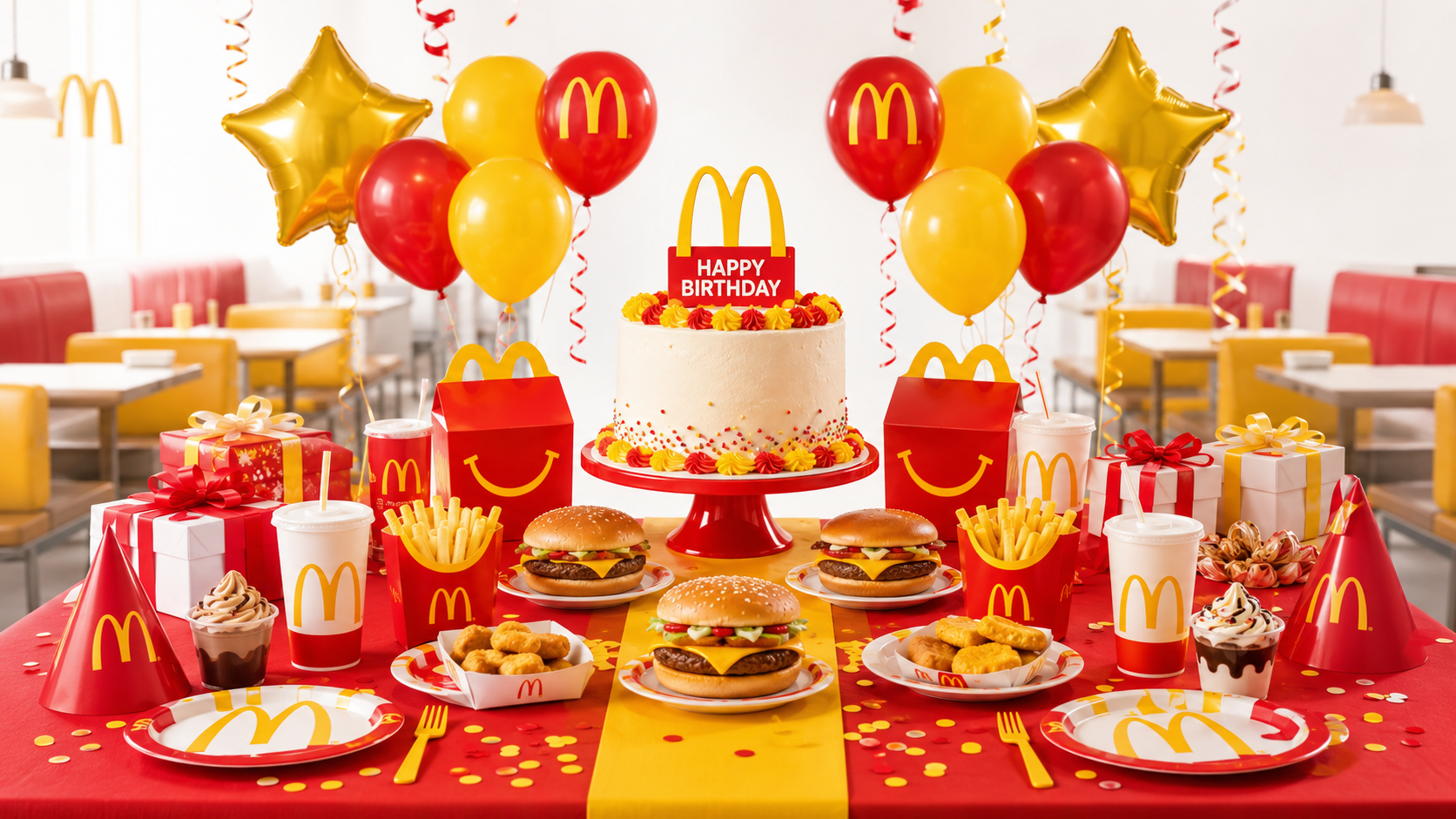 Birthday Cake From McDonald’s: Availability, Price & Party Guide 7 Party arrangement
